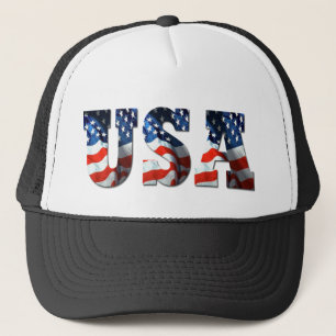 RETRO AMERIKANISCHER FERNLASTFAHRER-HUT - 3D USA TRUCKERKAPPE