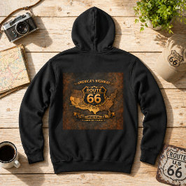 Retro-Amerikas Highway 100 Jahre Karte Hoodie