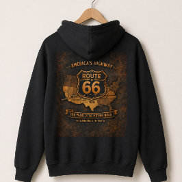 Retro-Amerikas Highway 100-Jahres-Karte Hoodie