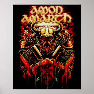 Retro Amon Amarth Coole Musikgeschenke für Lüfter Poster