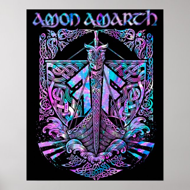 Retro Amon Amarth Fan Klassisches Geschenk Poster (Vorne)