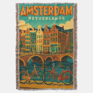 Retro Amsterdam Niederlande Decke