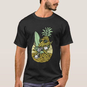 Retro Ananas Aloha Hawaii Sommer Cool Vintag P T-Shirt
