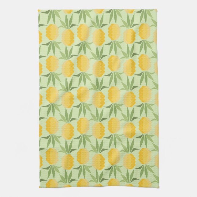 Retro Ananas Handtuch (Vertikal)