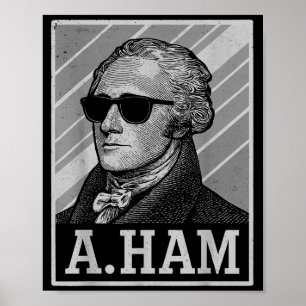 Retro Ander Hamilton T-Shirt Lustiger Spruch Männe Poster