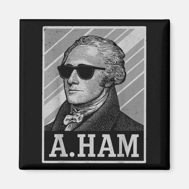 Retro Ander Hamilton Tee Funny Saying Men Women Ki Magnet (Vorne)