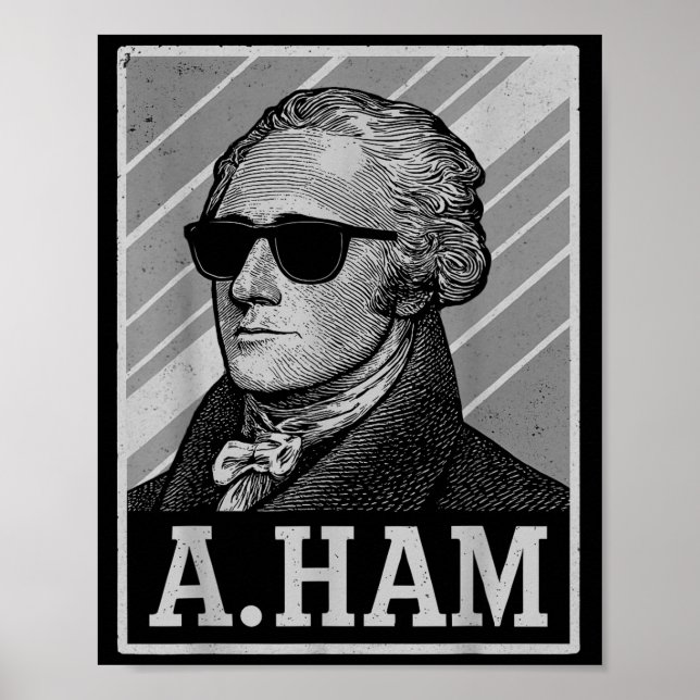 Retro Ander Hamilton Tee Funny Saying Men Women Ki Poster (Vorne)