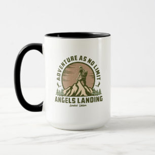 Retro Angels Landing Wandern Sonnenuntergang T - S Tasse