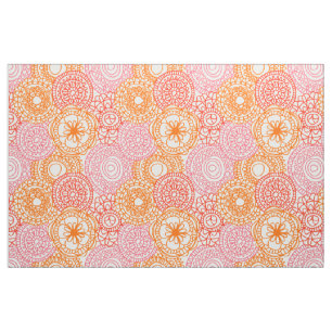 Retro Angesagte Fun Happy Summer Floral Muster Stoff