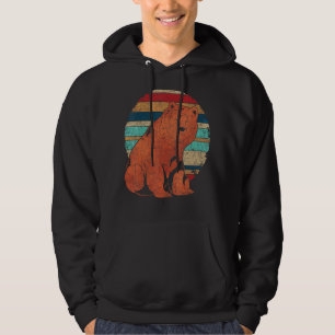 Retro Animal Brown Bear Forest Animal Bear 1 Hoodie