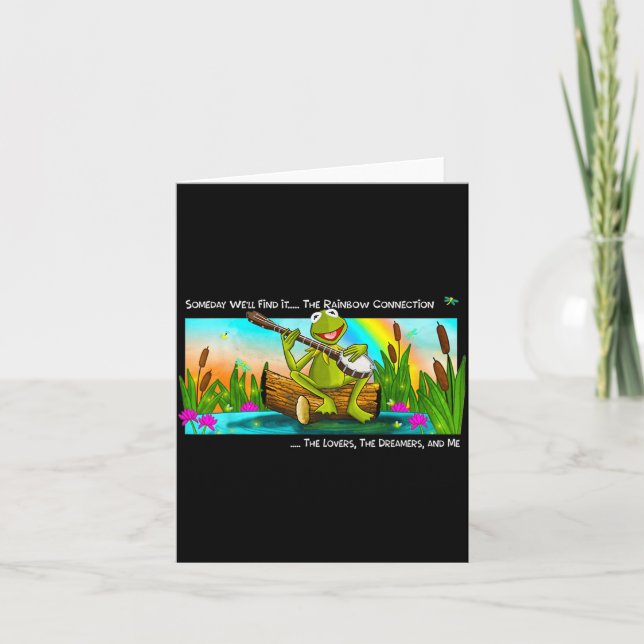 Retro Animal Funny Quote The Lovers The Dreamer An Karte (Vorderseite)