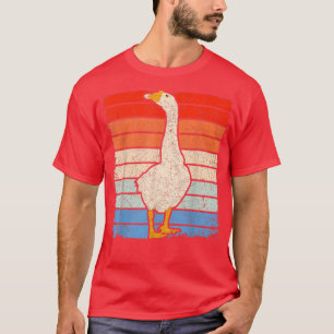 Retro Animal Gans Lover Bauer Farm Bird Gänse T- T-Shirt