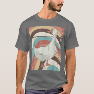 Retro Animal Lover Farm Bird Bauer Gans 714 T-Shirt