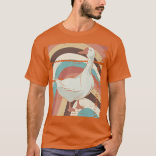 Retro Animal Lover Farm Bird Bauer Gänse T-Shirt