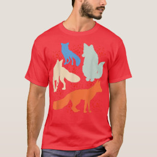 Retro Animal Lover Forest Animal Nature Wildlife F T-Shirt