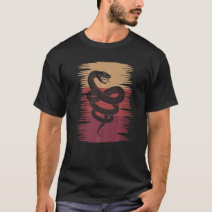 Retro Animal Schlange Reptile Keeper Schlange T-Shirt
