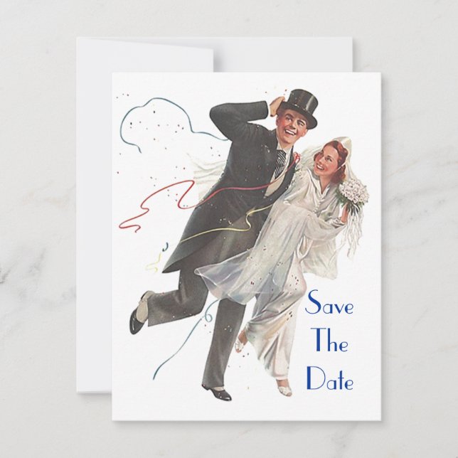 Retro ANKÜNDIGUNG DATUM FREIHALTEN EZ auf Kundenwu (Vorderseite)