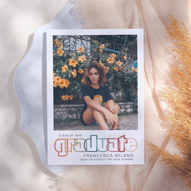 Retro | Ankündigung des Rainbow Graduate Foto (Von Creator hochgeladen)