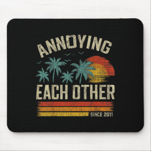 Retro Annoying einander seit 2011 Couple Marrie Mousepad