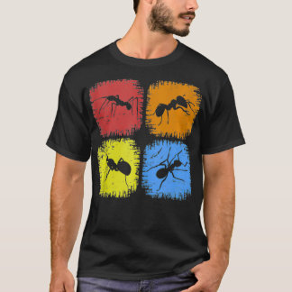 Retro Ant Animal Grunge Insekt Zoo Entomologe VI T-Shirt