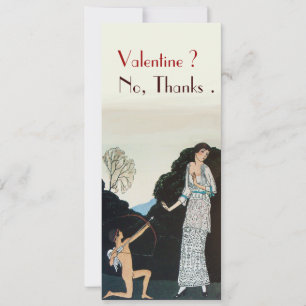 RETRO ANTI VALENTINE'S DAY PARTY WAX SIEGEL MONOGR EINLADUNG