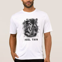 *~* Retro AP91 Bass Guitar Player Music Cat