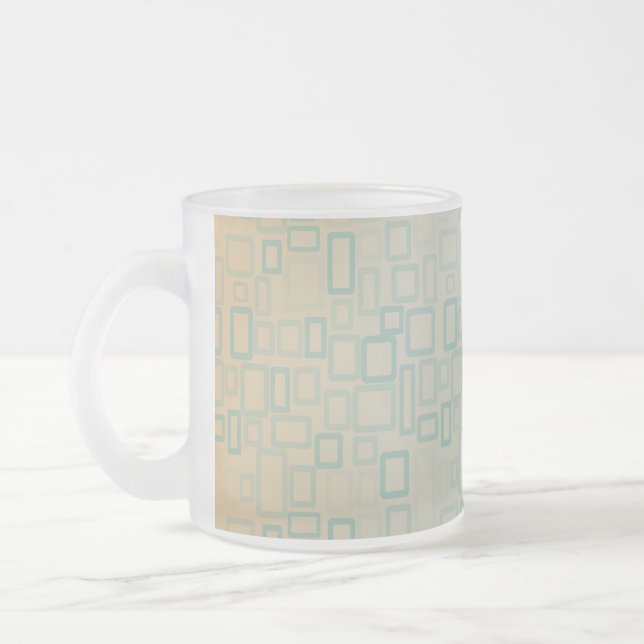 Retro Aqua Mattglastasse (Links)