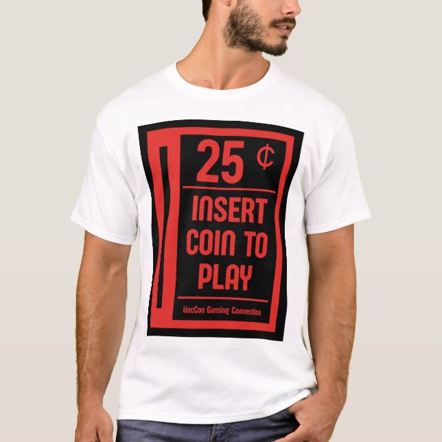 Retro Arcade Coin Slot Shirt (Vorderseite)