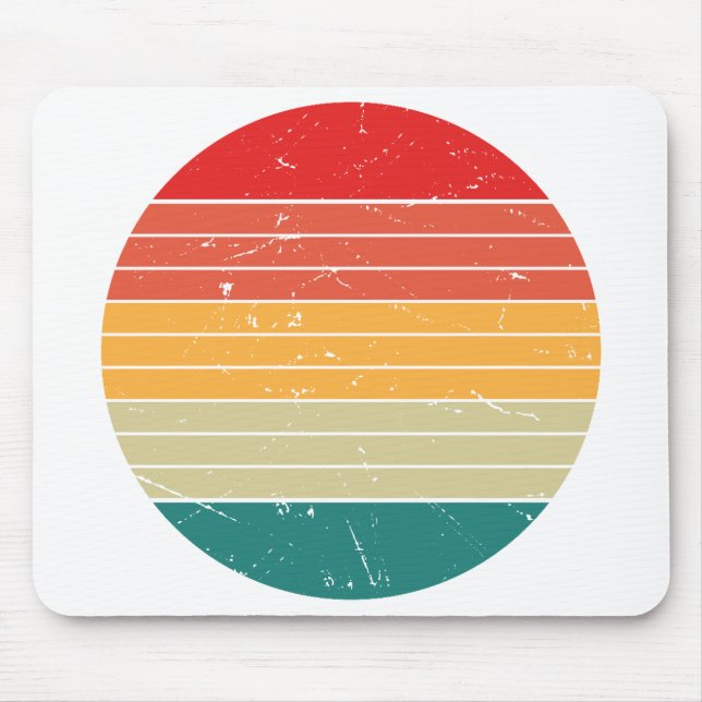 Retro Arcade Colorful Mousepad Design (Vorne)