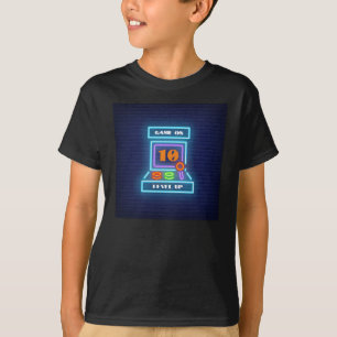 Retro Arcade Game Geburtstagsparty T-Shirt