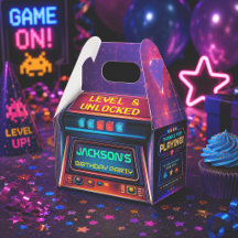 Retro-Arcade-Level-Up-Geburtstagsgeschenkbox