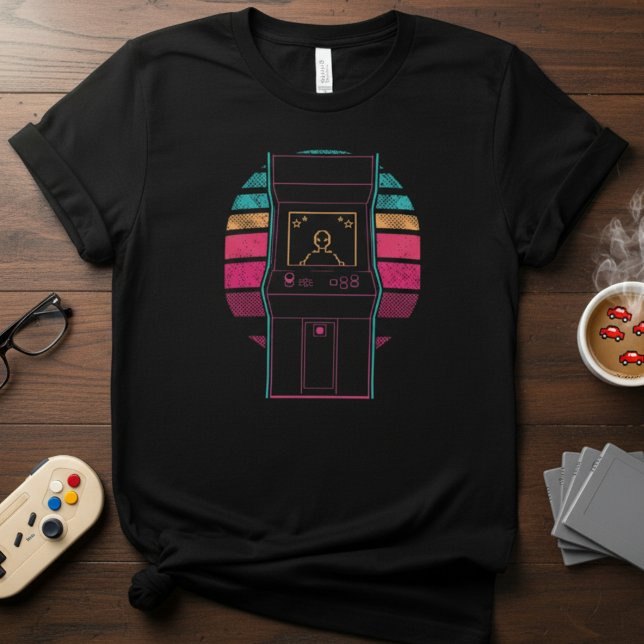 Retro-Arcade-Schrank T-Shirt (Von Creator hochgeladen)