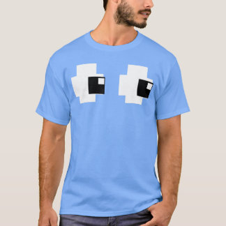 Retro-Arcade-Spiel Geisteraugen Halloween-Gruppenk T-Shirt