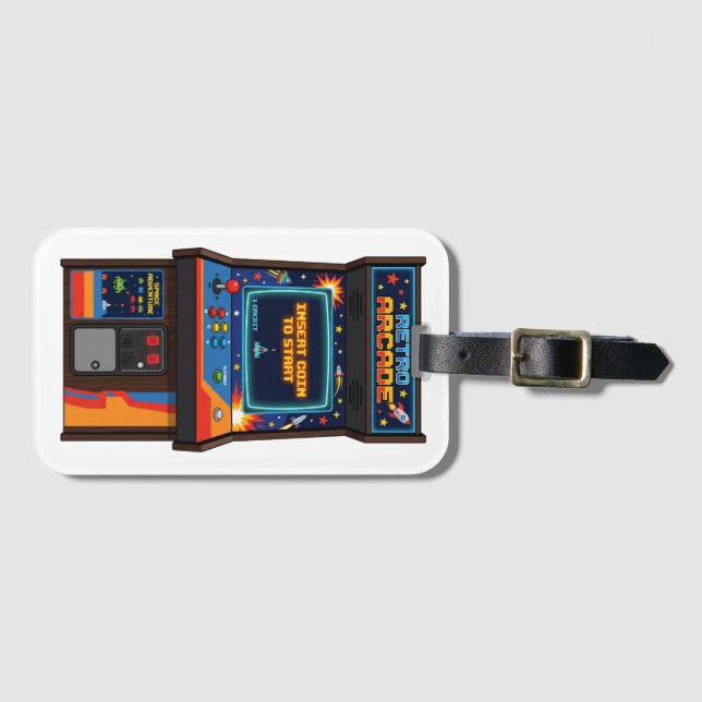 Retro-Arcade-Spiel-iPhone-17-Pro-Max-Hülle Gepäckanhänger (Vorderseite (Horizontal))