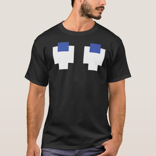 Retro Arcade Video Game Ghost sucht nach T-Shirt (Vorderseite)