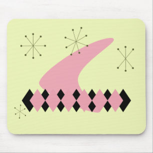 Retro-Argyle-Mid-Century-Modern-Mauspad Mousepad