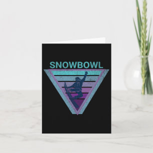 Retro Arizona Snowboarden für Snowboarden Karte