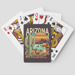 Retro Arizona Spielkarten
