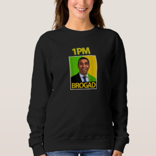 Retro Art Andrew Holness,1PM BROGAD JLP Unterstütz Sweatshirt