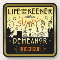 Retro Art Déco 20er Jahre Sonniges Demeanor Indivi