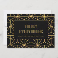 Retro Art Deco Frohe alles