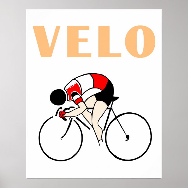 Retro Art Deko Design Cycling velo (2) (Vorne)