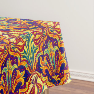 Retro-Art-Nouveau-Blumenmuster von Walter Crane Tischdecke