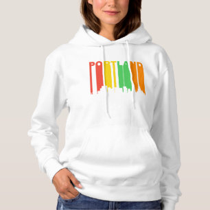 Retro Art Portland ODER Skyline Hoodie