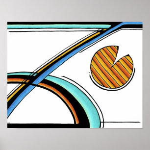 Retro Art Print Poster