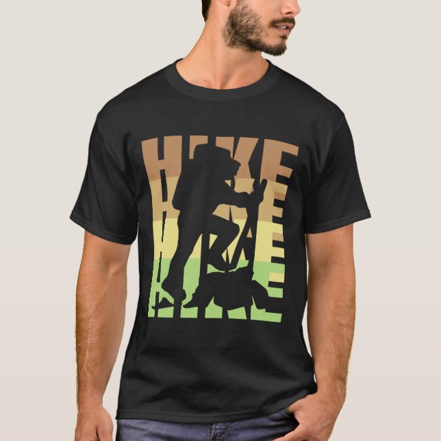 Retro Art Wandern Wandern Ristorante da Enzo T-Shirt (Vorderseite)