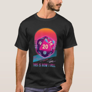 Retro Arts Dungeons Game So Roll ich RPG für T-Shirt