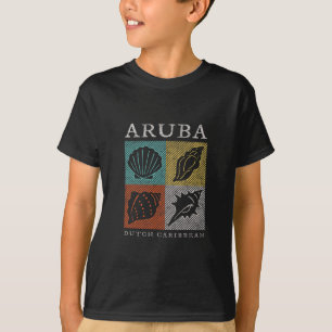 Retro Aru Andenken Vintage Muschel Herren Damen Gr T-Shirt