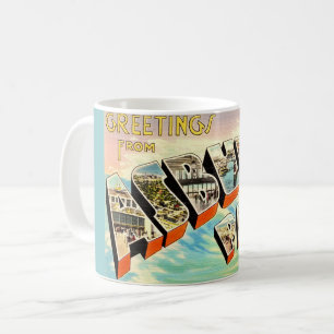 Retro Asbury Park NJ Postcard Kaffeetasse