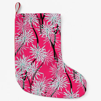 Retro asiatisches Blumenmuster. Kleiner Weihnachtsstrumpf